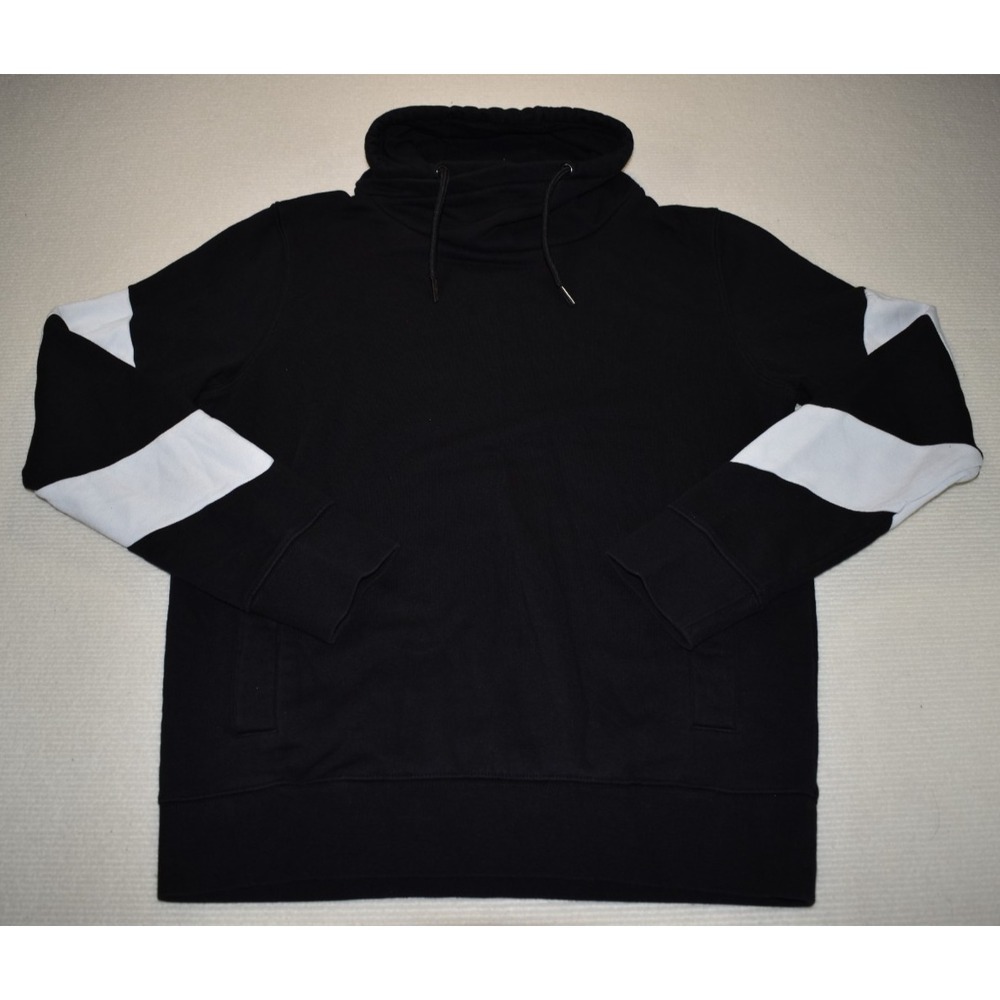 H&M women's M Sweatshirt Black & White 2 pockets Cotton
